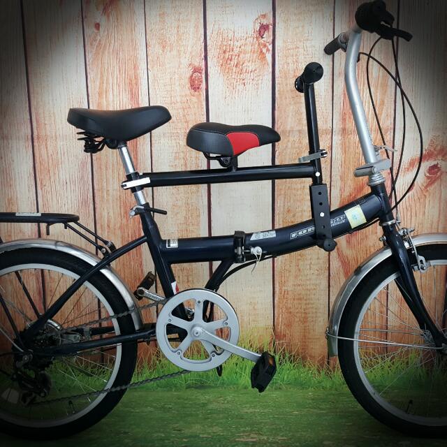 Folding bike baby store carrier