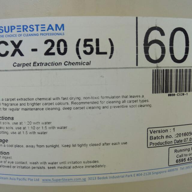 Carpet Extraction Chemical, Everything Else on Carousell