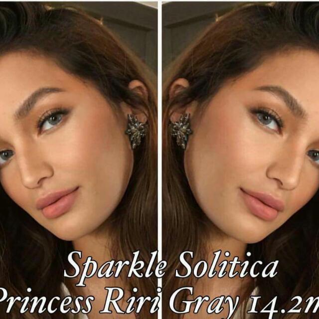 (Reprice)Contact Lens Color Pop Brown /princess Riri Gray Dalawa Na