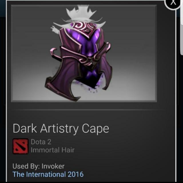 Dark Artistry Cape Invoker Toys Games Video Gaming In Game