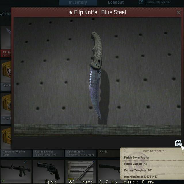 Flip Knife Csgo Toys Games Video Gaming Gaming Accessories On Carousell