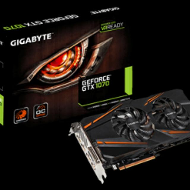 Gigabyte GeForce GTX 1070 WINDFORCE OC 8G