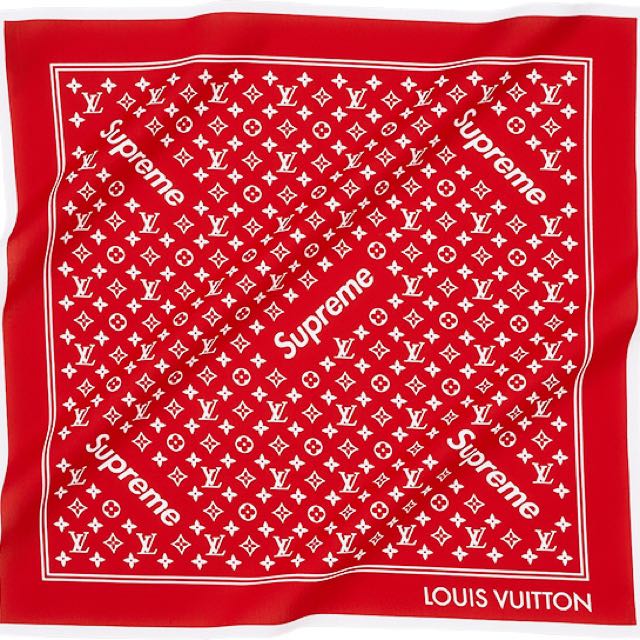 Supreme top lv bandana