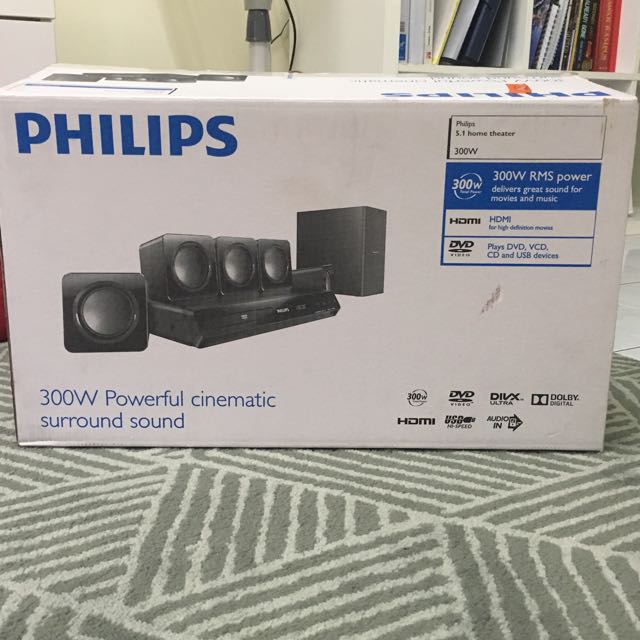 Philips 5.1 Home Theartre 300W HTD3509