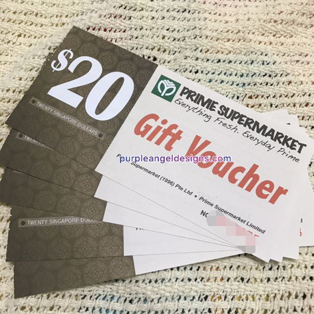 PRIME Supermarket 100 Voucher Exchange, Everything Else on Carousell