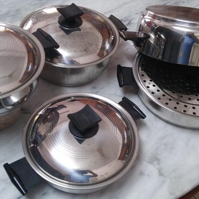 Vita Craft 12 Qt Stock Pot Roaster Rena Ware Lid Multi Ply Stainless Steel Euc Stock Pot Stainless