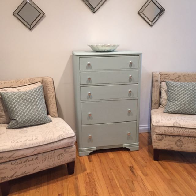 Tiffany Blue Dresser Furniture On Carousell