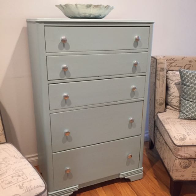 Tiffany Blue Dresser Furniture On Carousell