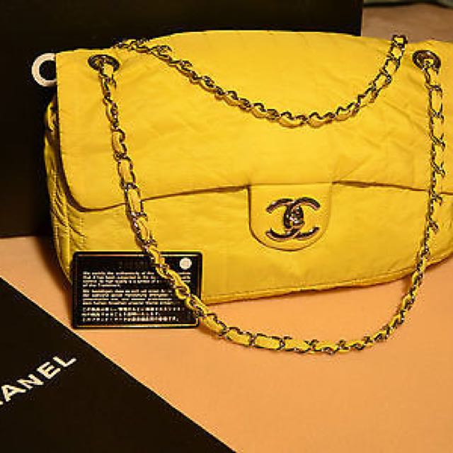 chanel nylon flap bag