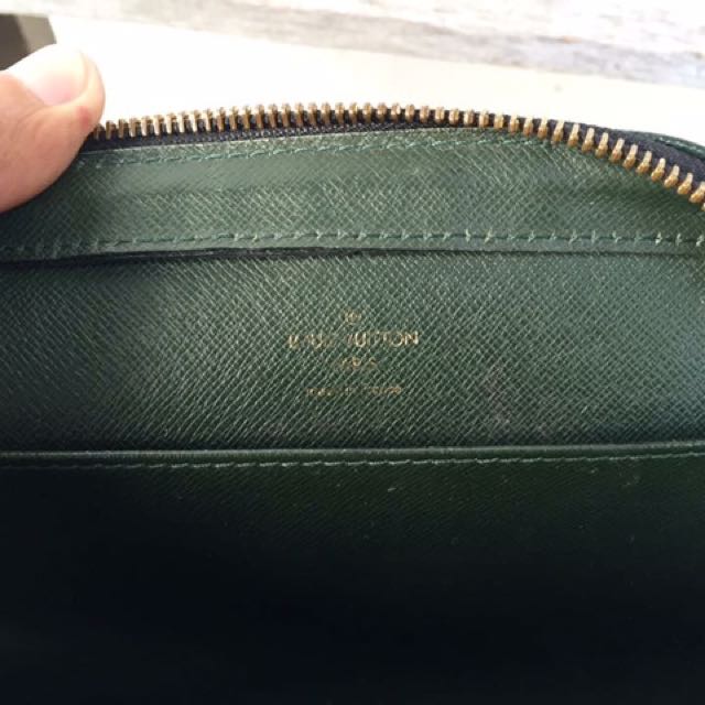 Louis Vuitton, Bags, Auth Louis Vuitton Baikal M384 Episea Taiga Vi0999  Mens Clutch Bag