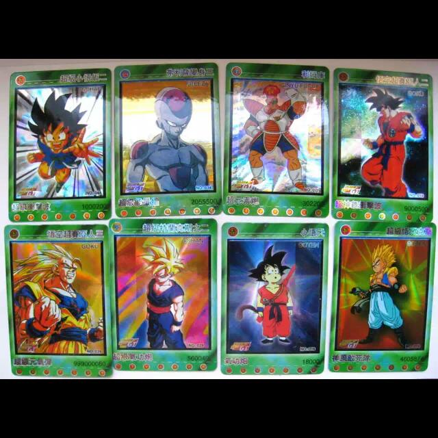 Brand New Out Of Print The Dragon Ball Poker Card Flash Card Gold