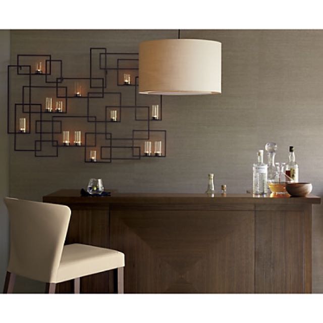Circuit Metal Wall Candle Holder ( Crate&Barrel), Furniture & Home
