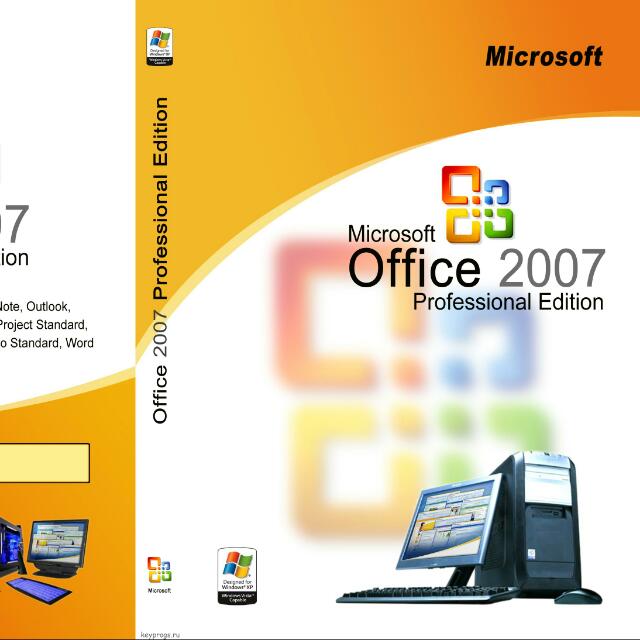 Dvd Ms Office 2007 Professional License Key Electronics
