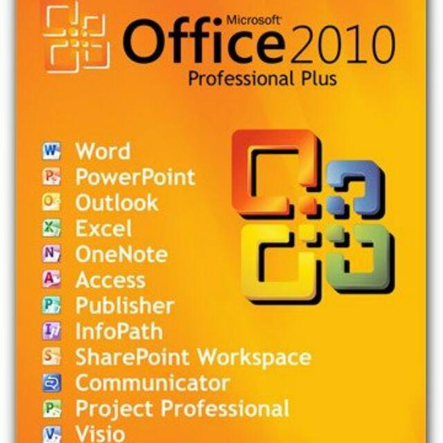Dvd Ms Office 2010 Professional License Key Electronics