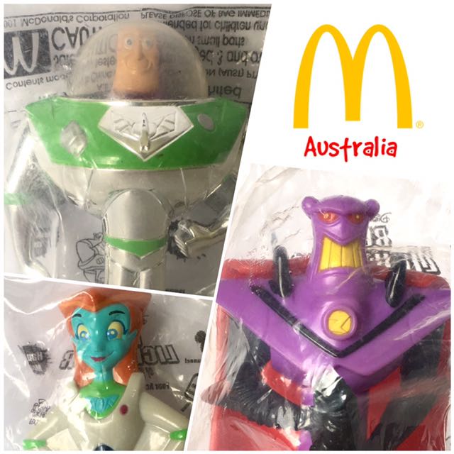 McDonald s Australia Lot of 3 Toy Story Toys