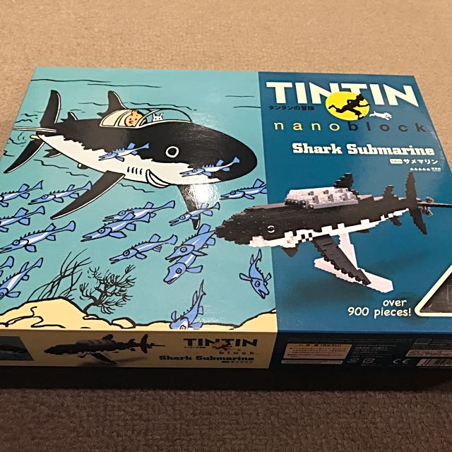 Nanoblocks Kawada Tin Tin Shark Submarine, Hobbies  Toys, Toys  Games on  Carousell