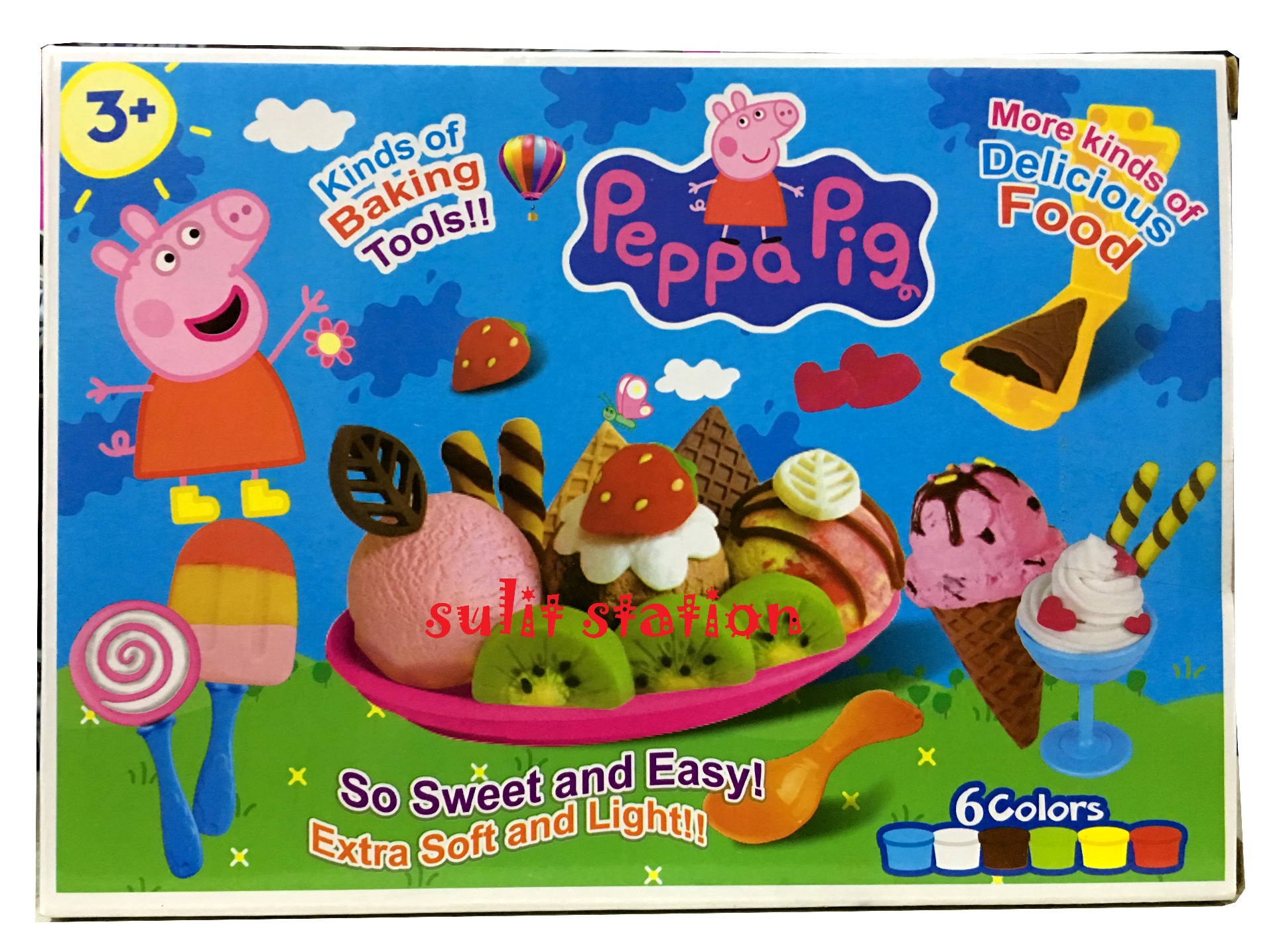 Peppa Pig Ice Cream Clay Play Doh Dought Toys Set Toys Games Toys On Carousell