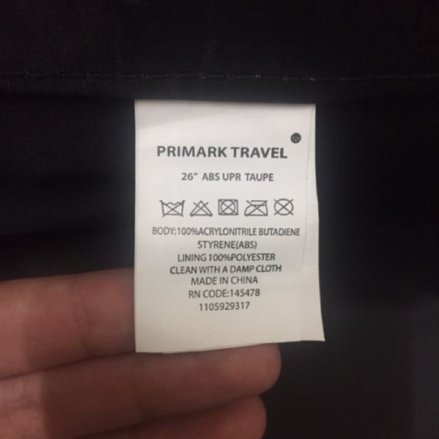 Abs luggage primark sale