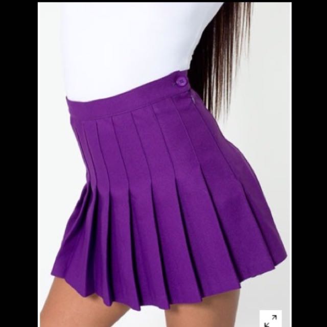 Dark purple deals tennis skirt
