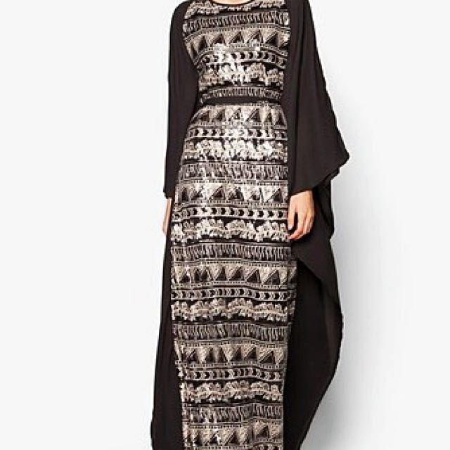 zalia kaftan dress