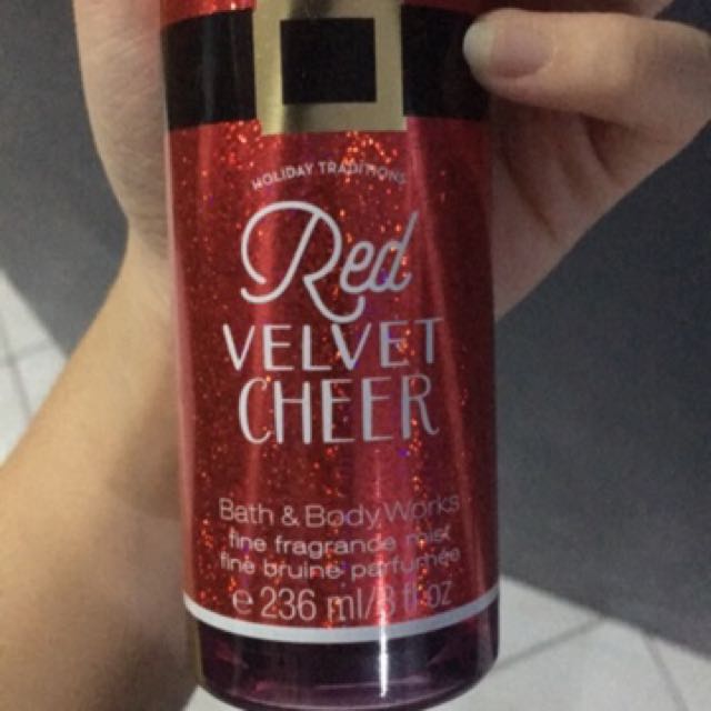 Bath And Body Works Perfume - Red Velvet Cheer, Kesehatan \u0026 Kecantikan,  Parfum, Kuku \u0026 Lainnya di Carousell