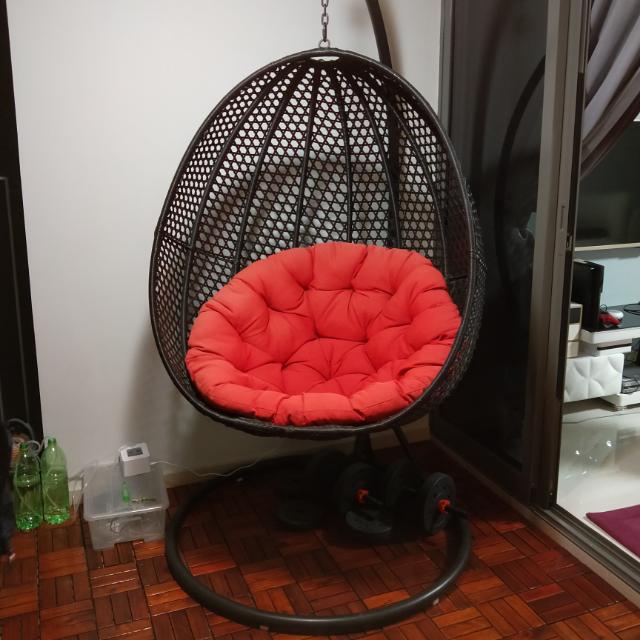 Hanging Dome Chair Furniture Home Living Furniture Other Home Furniture on Carousell