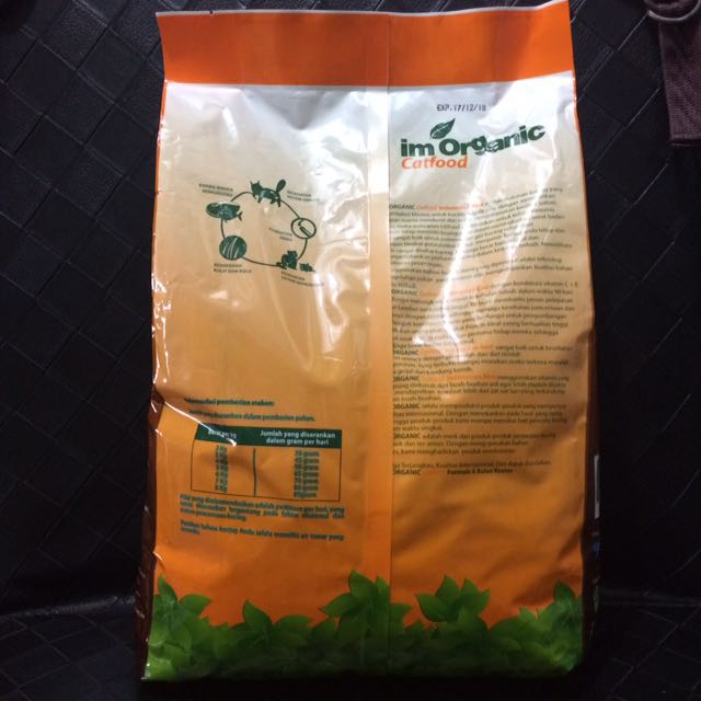 Im Organic Cat Food Indonesian Best 1 8kg Pet Supplies Food On
