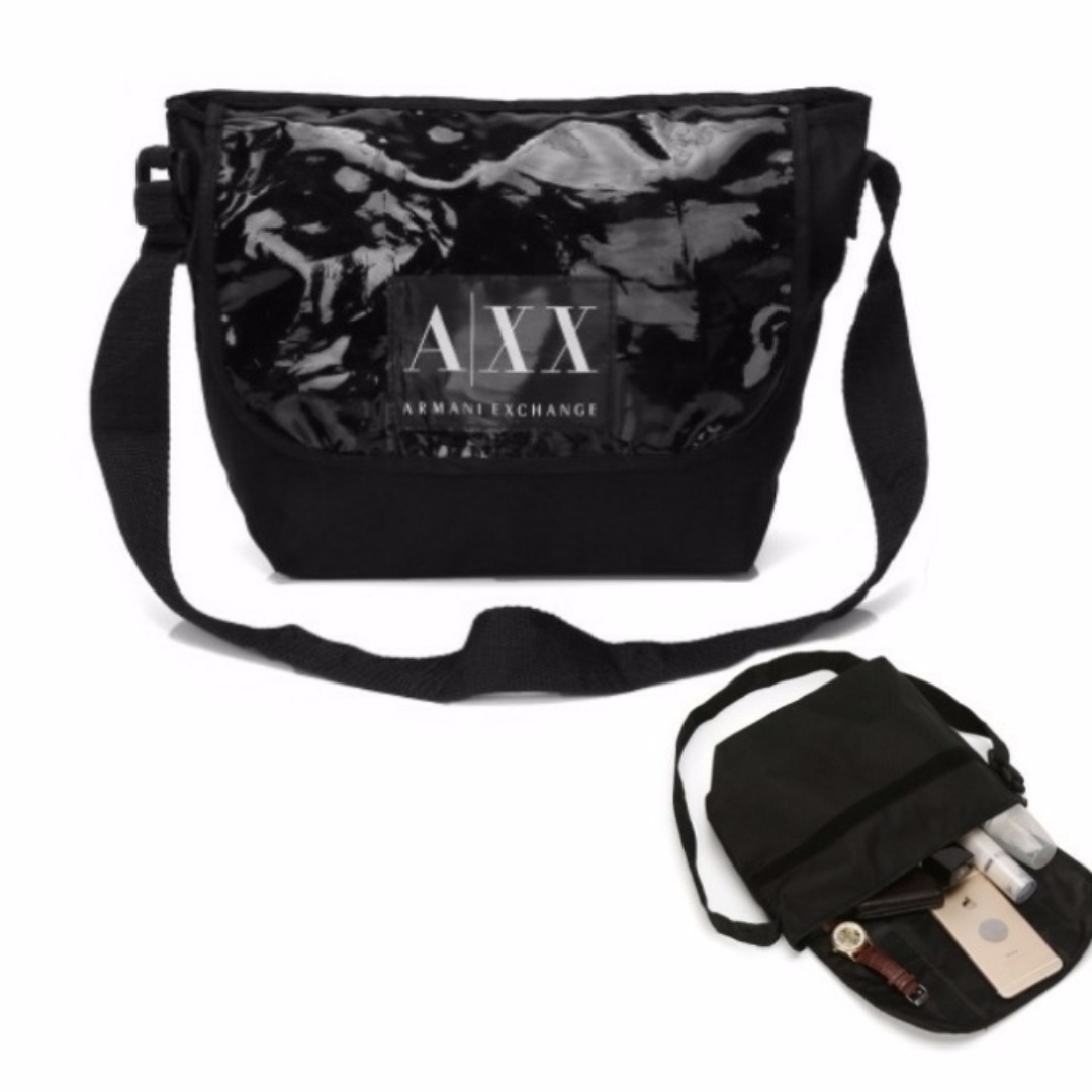 armani exchange patent bag