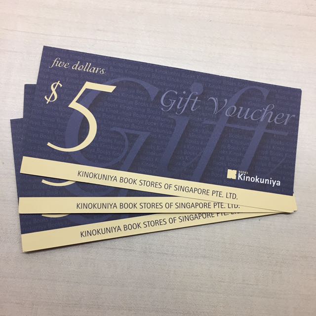 Kinokuniya Book Voucher, Tickets & Vouchers, Vouchers on ...