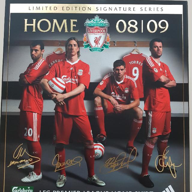 Liverpool FC LIMITED EDITION SIGNATURE SERIES Home 08 09. Men s