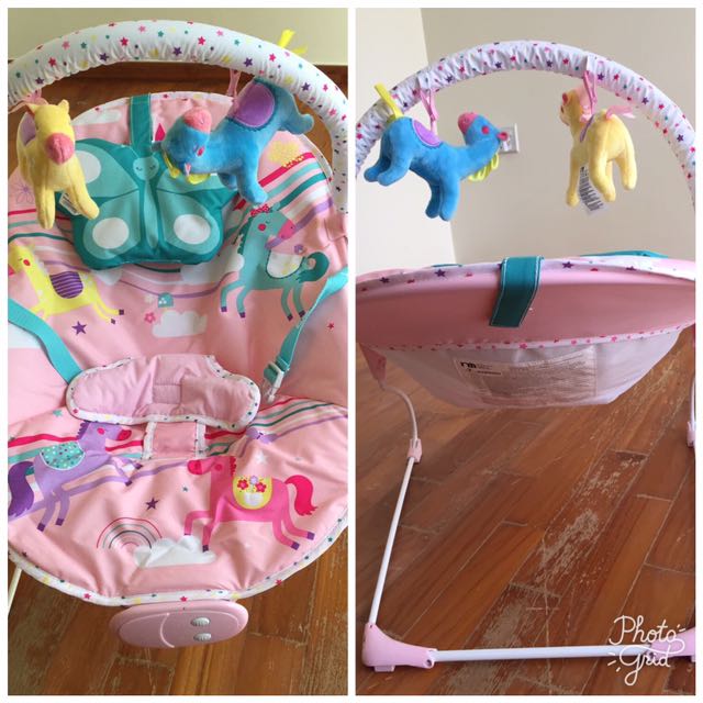 Mothercare pink bouncer clearance