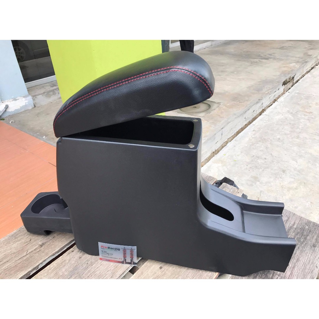 Perodua Myvi ArmRest Red Line, Aksesori Auto di Carousell