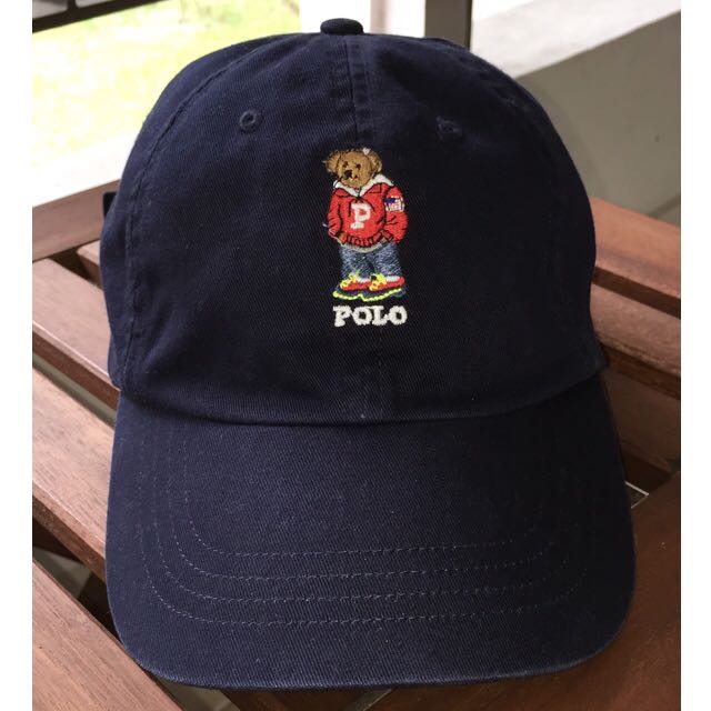 polo hat teddy bear