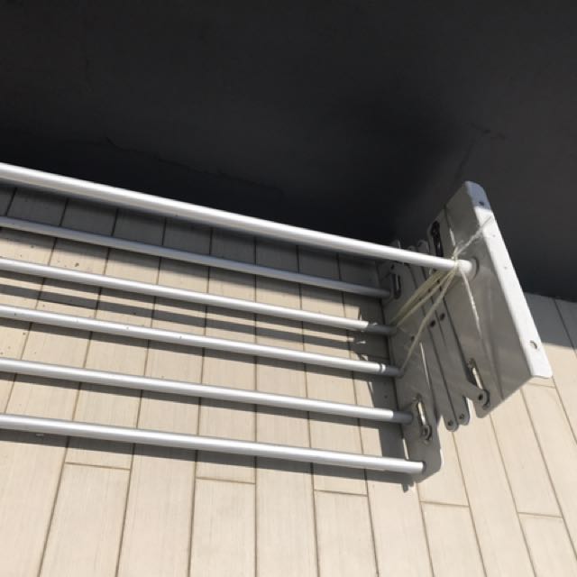 Retractable Drop Down Ceiling Mounted Clothes Rack Furniture
