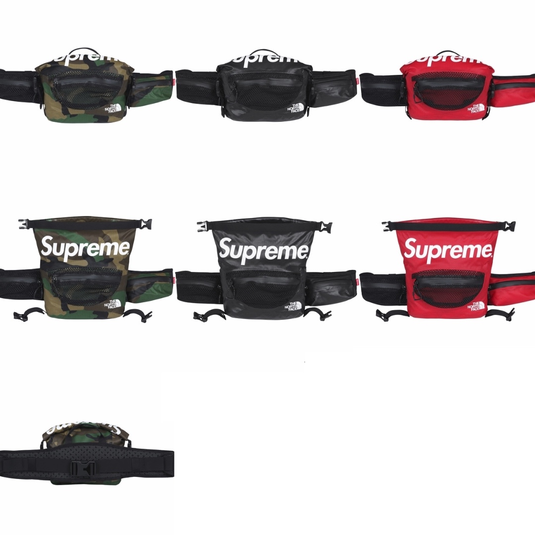 Supreme X The North Face SS17 Waterproof Waist Bag, Men&#39;s Fashion, Bags & Wallets on Carousell