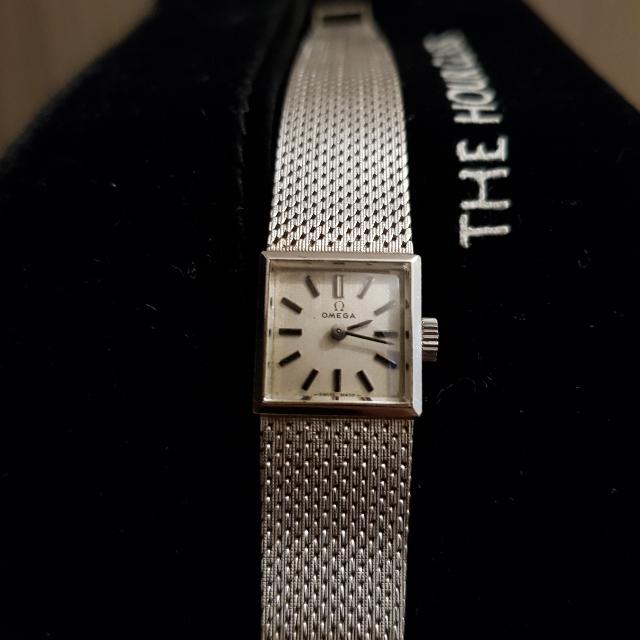 Vintage Omega White Gold Ladies Watch Luxury Watches On Carousell