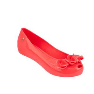 Size 9 Melissa Ultragirl Floral Neon Orange