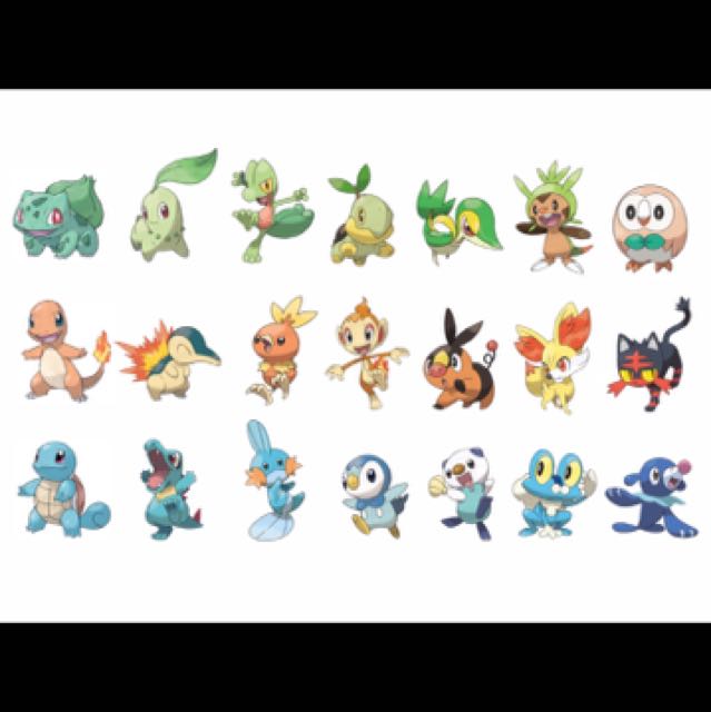 All Starter Pokemon For 3ds Toys Games Video Gaming Video Games On Carousell