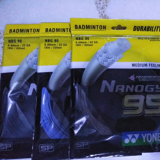 Badminton Racket String, Sports Equipment, Sports & Games, Racket ...