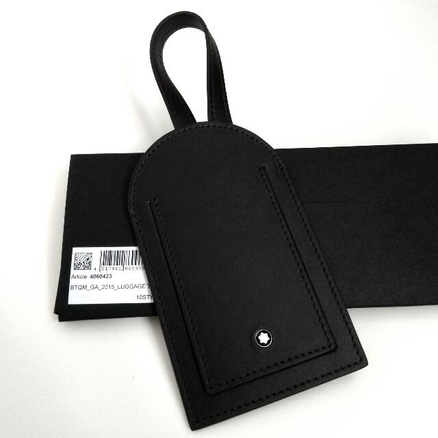 Montblanc luggage tag top