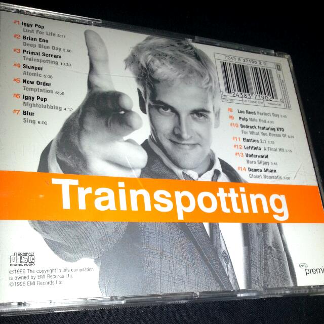 CD Trainspotting. Movie soundtrack, Hobbies & Toys, Music & Media, CDs