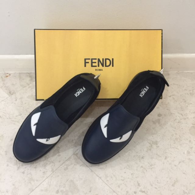 Fendi Monster Slip On Sneakers (Used 