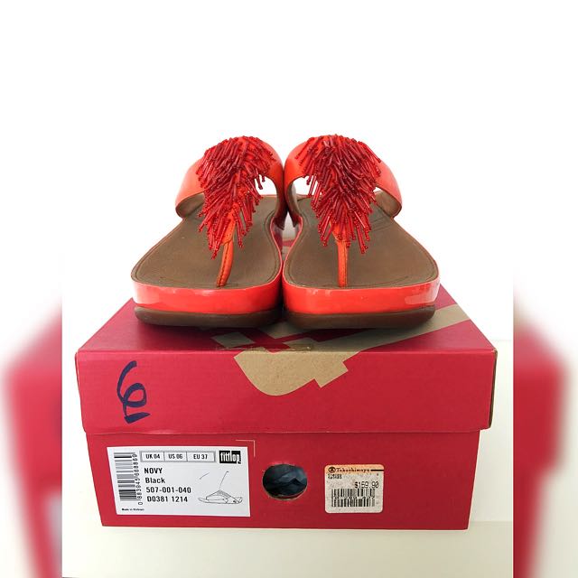 Red fitflops clearance size 6