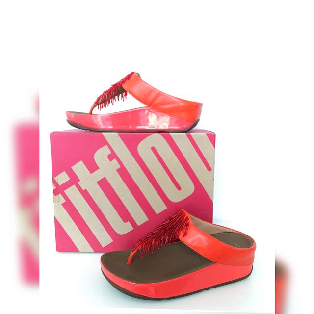Red fitflops clearance size 6