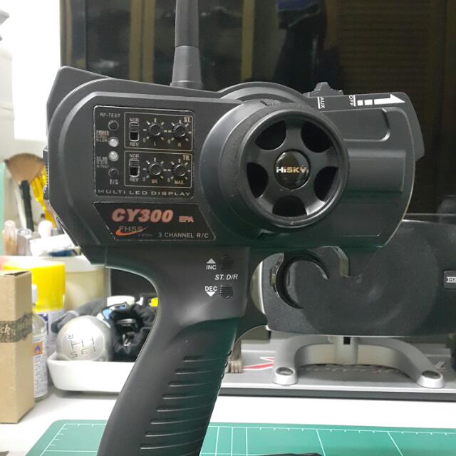 HiSKY CY300 2.4GHz 3CH FHSS Pistol Grip Transmitter and XY3100 Receiver