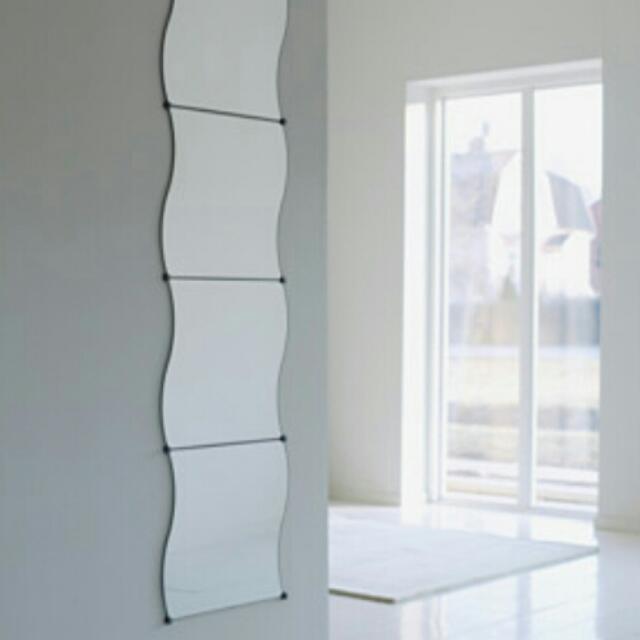 IKEA DIY MIRROR KRABB, Furniture & Home Living, Home Decor, Mirrors on