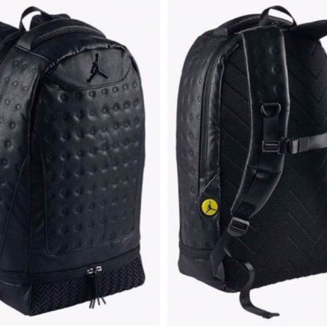 jordan 13 backpack black