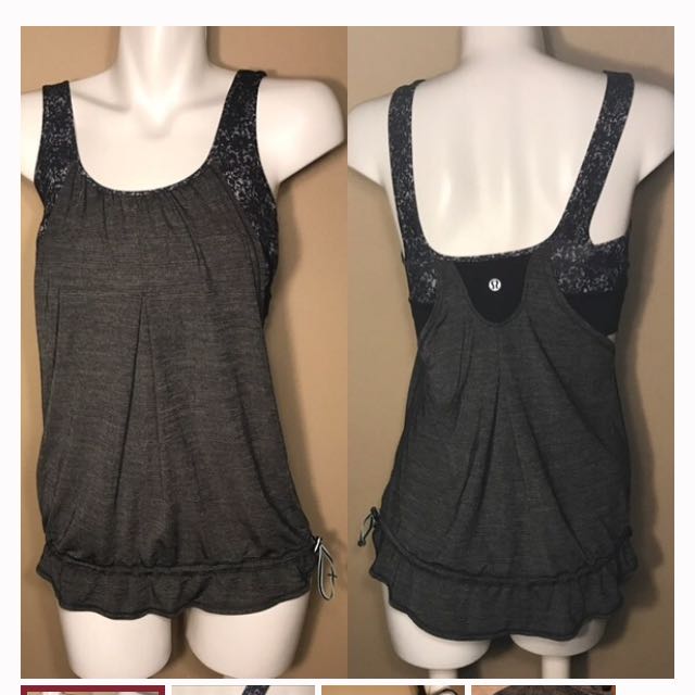 lululemon tank top with built in sports bra
