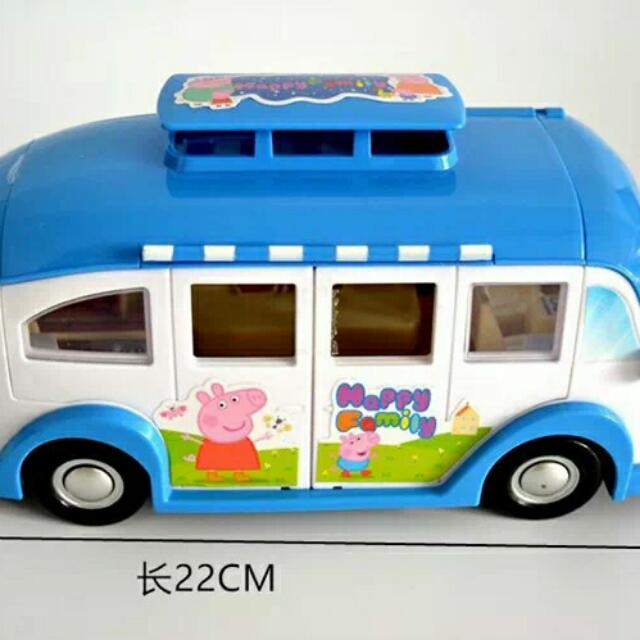 peppa pig blue camper van