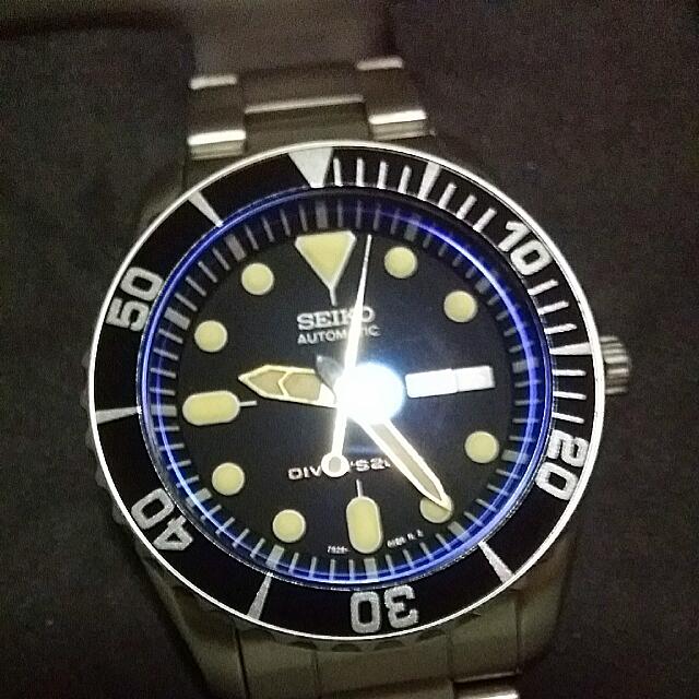 Seiko Sea Urchin Modded With SKX Vintage Dial & Blue AR Double Dome  Sapphire Crystal (SNZF 17 K1), Mobile Phones & Gadgets, Wearables & Smart  Watches on Carousell